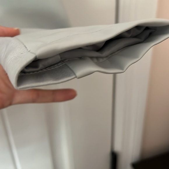 Express Vegan Leather Peplum Jacket Soft Dove Grey Size Medium - Picture 4 of 7